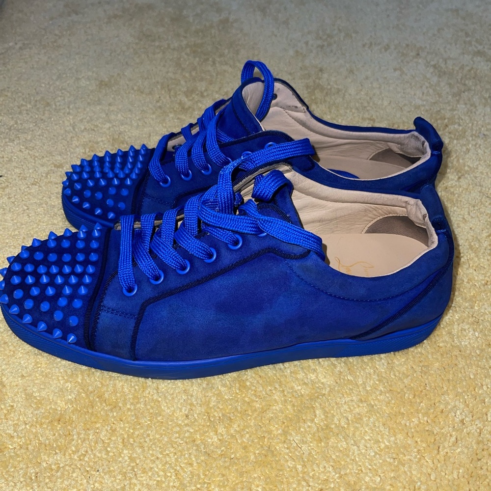 Christian louboutin Blue Suede
